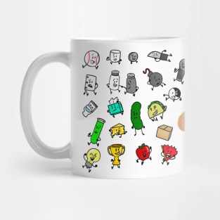 Inanimate Insanity All Characters Mug